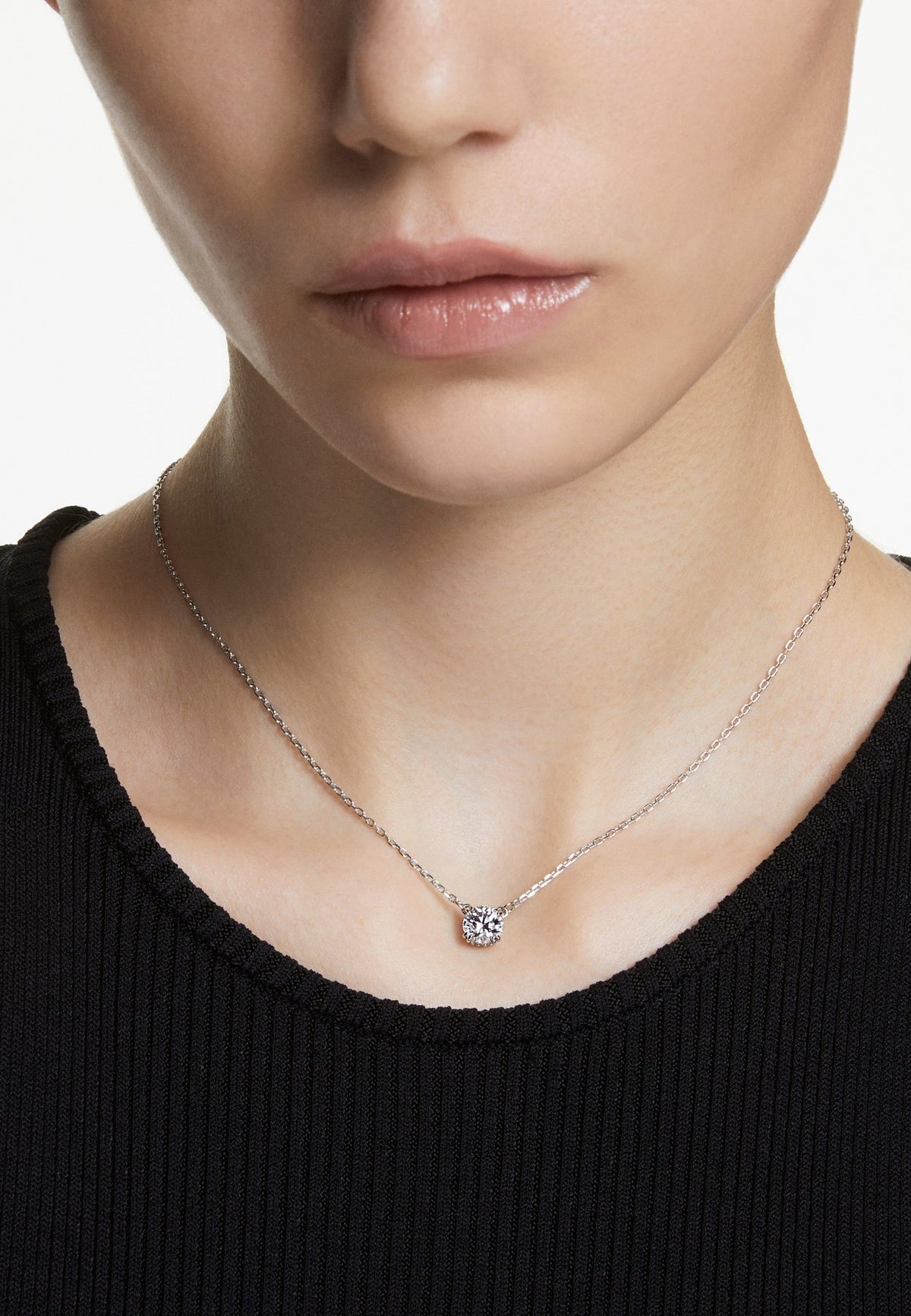 SwarovskiSTILLA PENDANT ROUND CUT - Halskette
