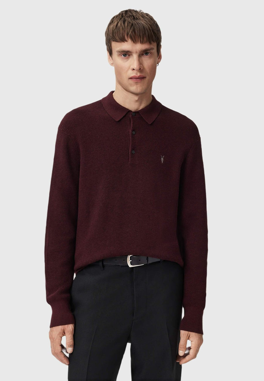 AllSaintsASPEN LS POLO. - Langarmshirt