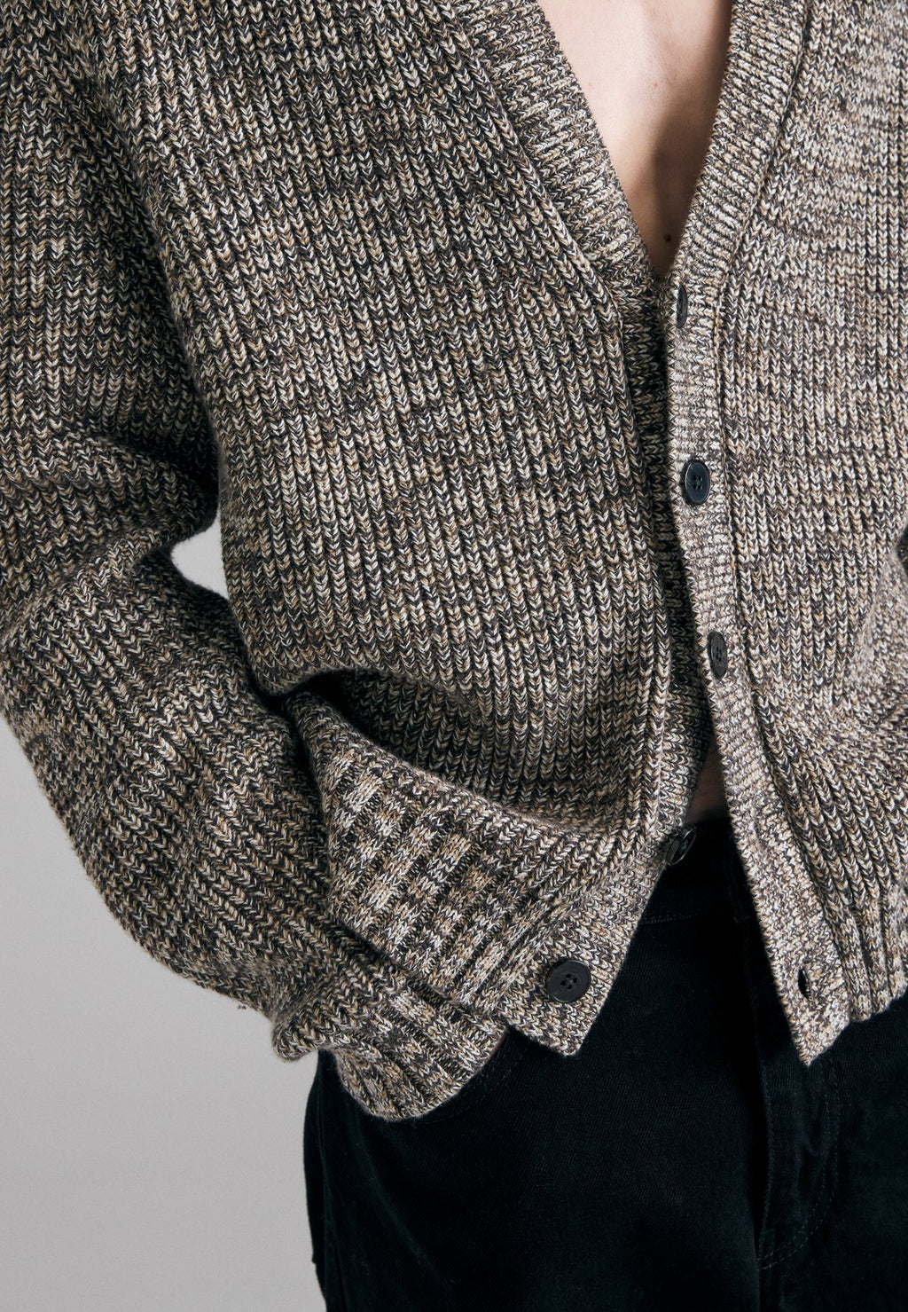 SisleyTRICOT CARDIGAN WITH BUTTONS.. - Strickjacke