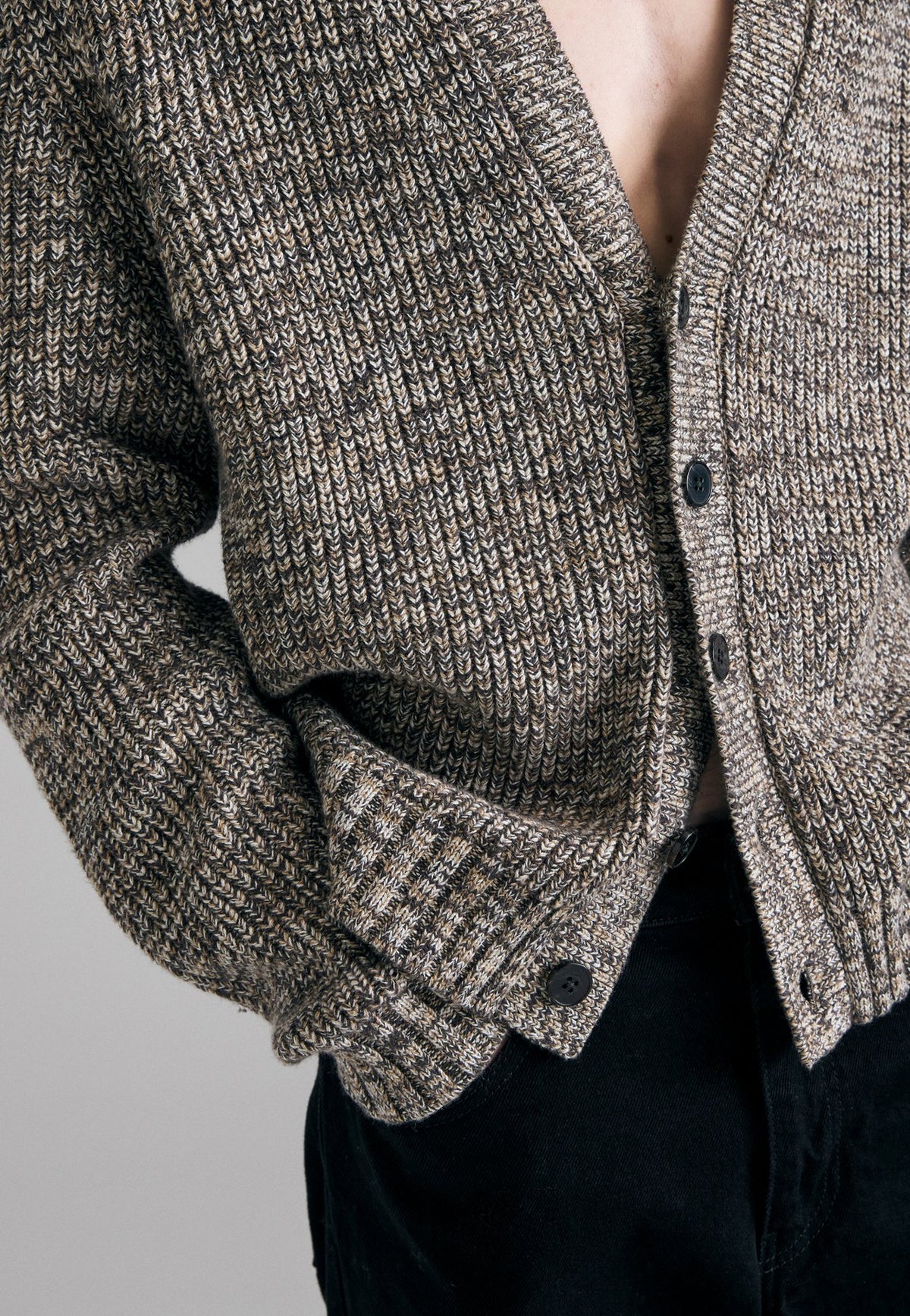 SisleyTRICOT CARDIGAN WITH BUTTONS.. - Strickjacke