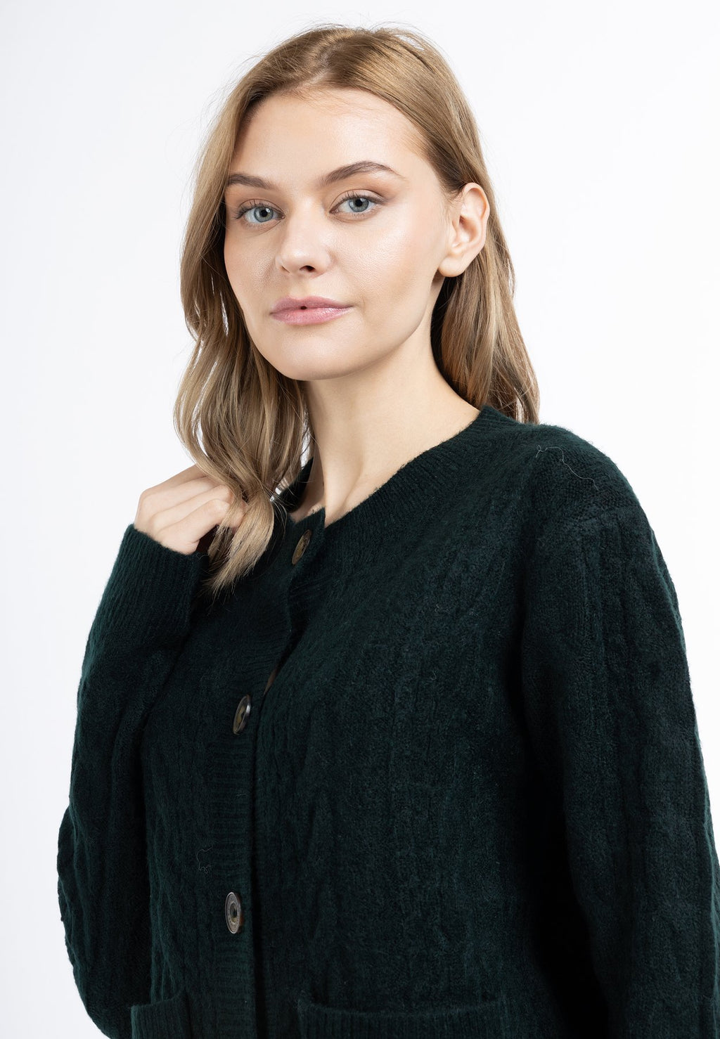 DreiMasterDREIMASTER STRICKJACKE MIT KNÖPFEN - Strickjacke