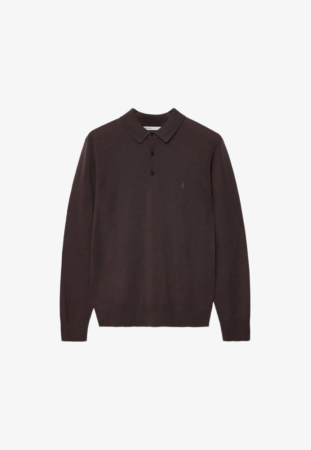 AllSaintsMODE MERINO LS POLO - Strickpullover