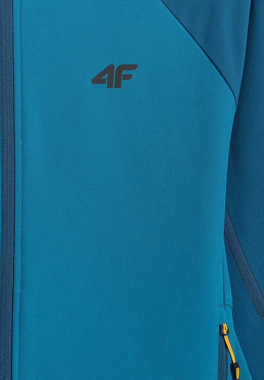 4F4F KURTKA SOFTSHELL WIATROODPORNA MĘSKA - NIEBIESKA XXL - Softshelljacke