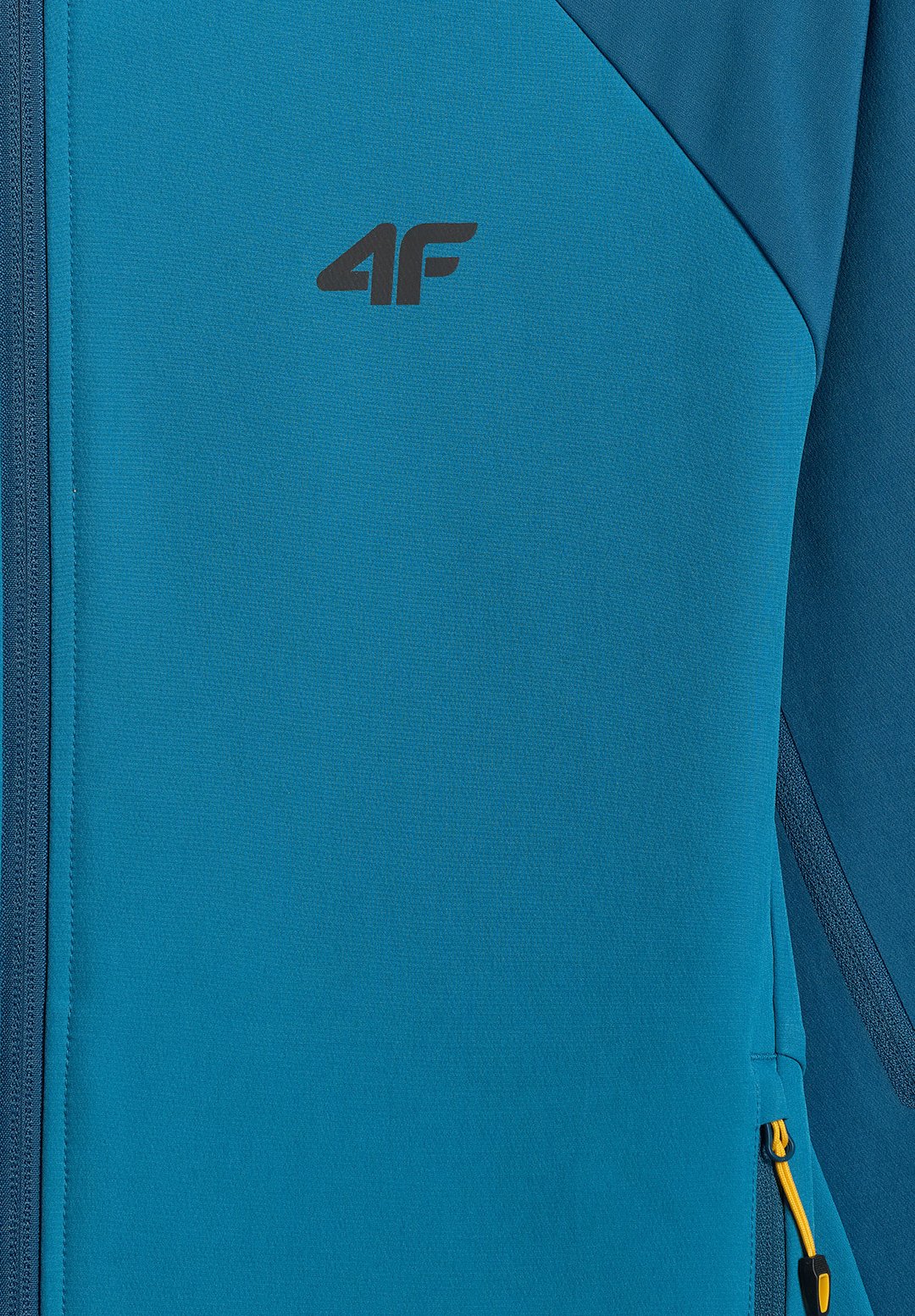4F4F KURTKA SOFTSHELL WIATROODPORNA MĘSKA - NIEBIESKA XXL - Softshelljacke