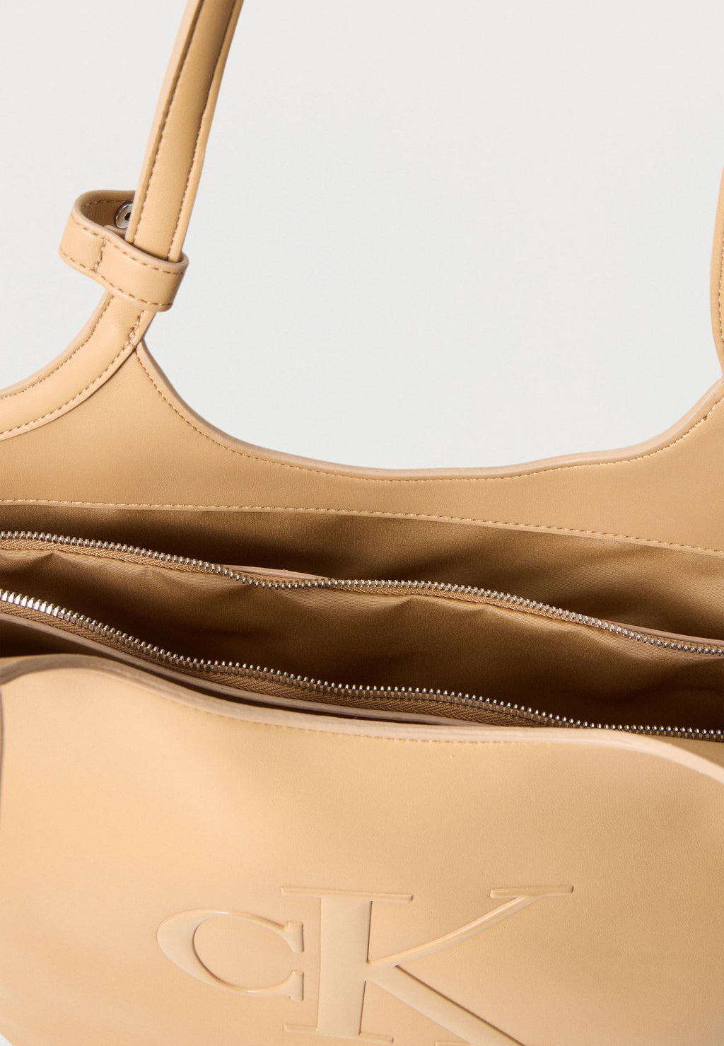Calvin KleinEMBOSSED MONOGRAM TOTE BAG - Einkaufstasche