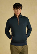 Tom JouleHERRINGBONE QUARTER ZIP SWEATSHIRT - Sweatshirt
