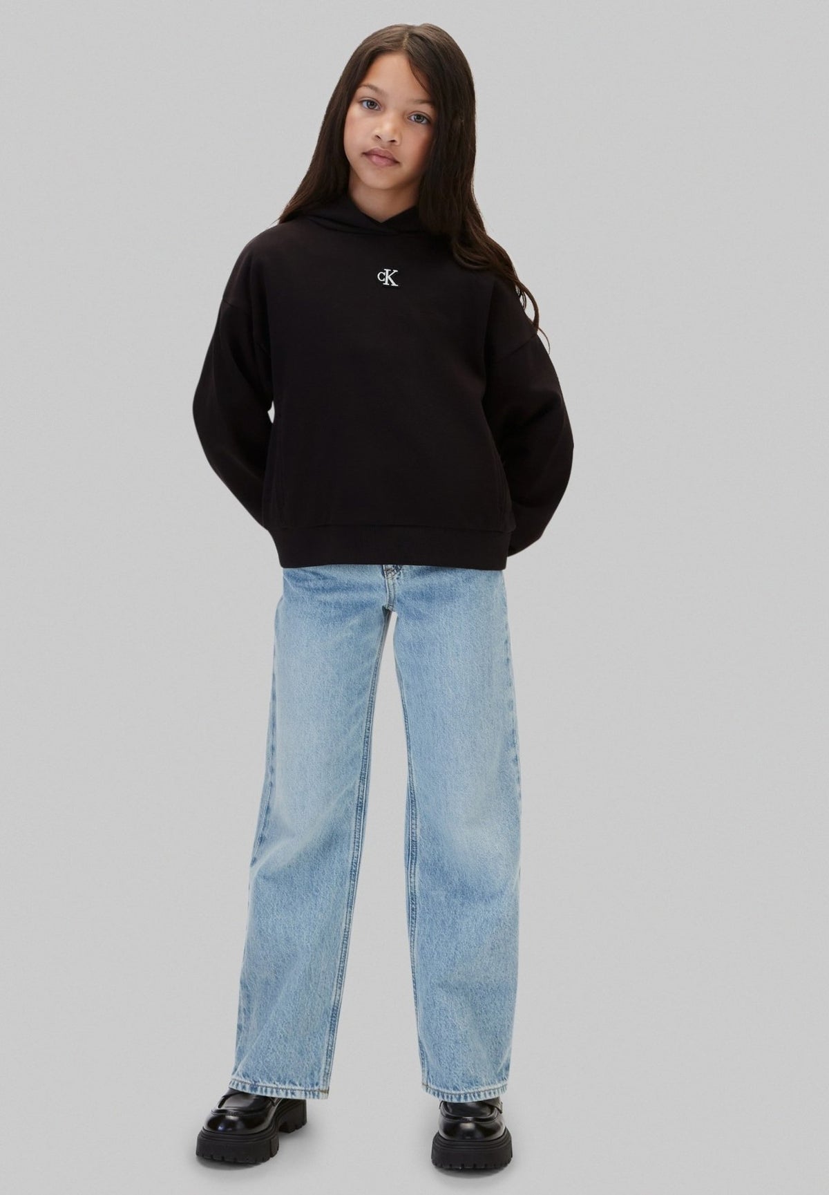 Calvin KleinCK BADGE HOODIE - Kapuzenpullover