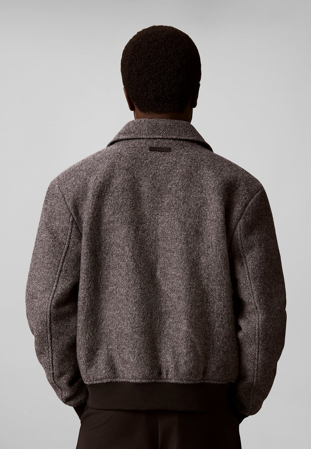 Calvin KleinWOOL BOUCLÉ BOMBER JACKET - Übergangsjacke