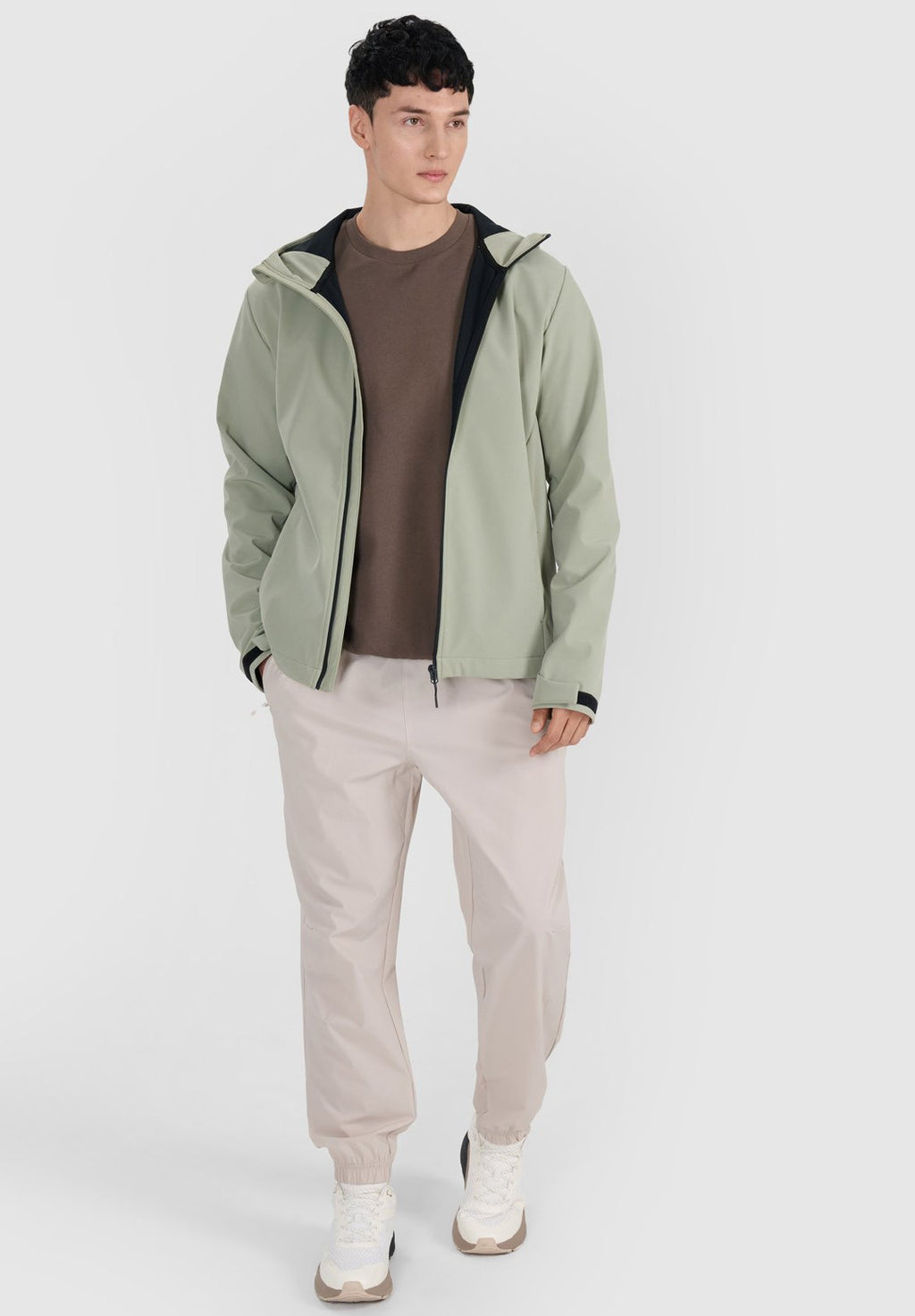 4F4F KURTKA SOFTSHELL WIATROODPORNA MEMBRANA 5000 MĘSKA - Softshelljacke