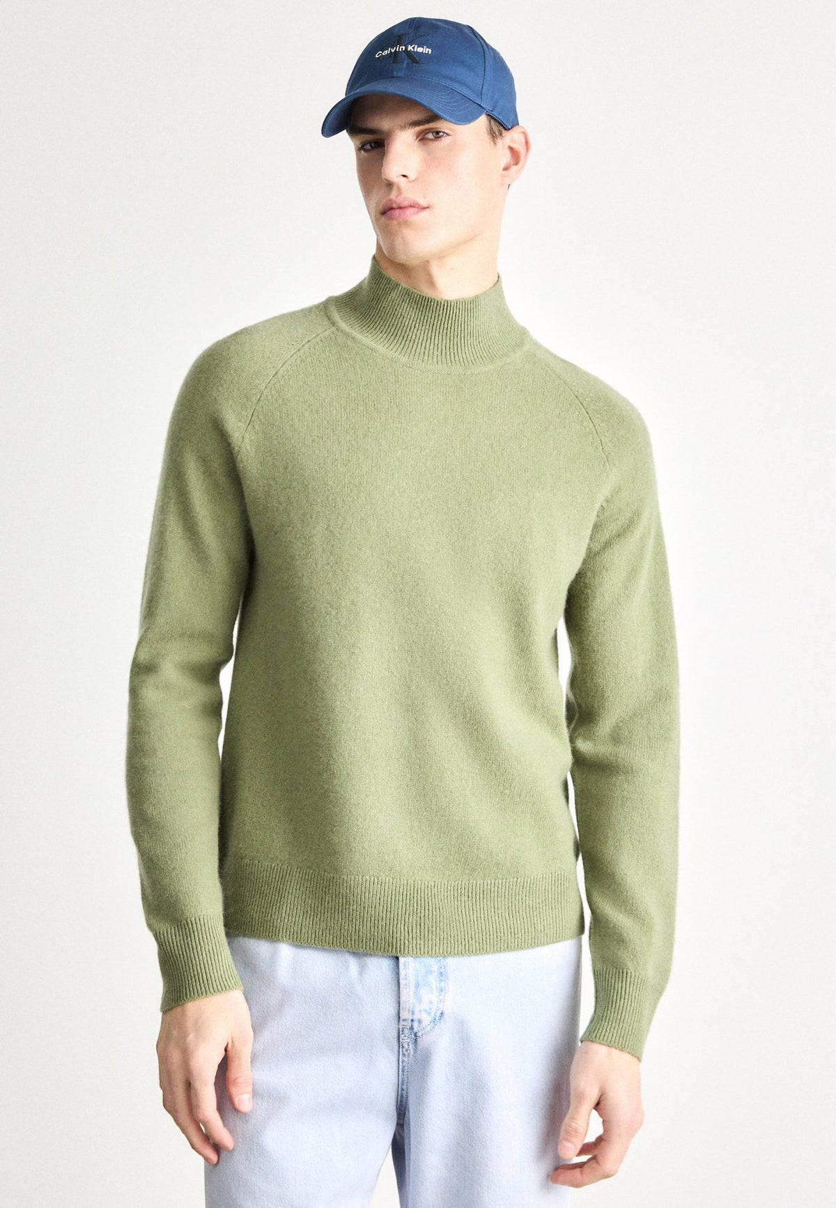 Calvin KleinCOZY HIGH MOCKNECK - Strickpullover
