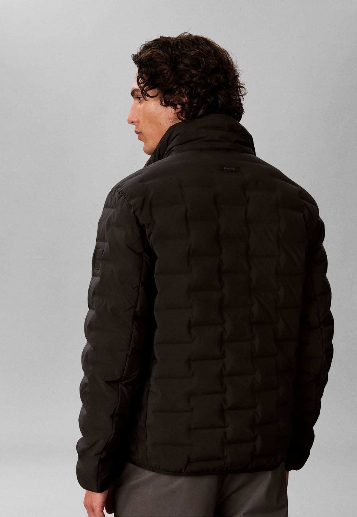 Calvin KleinQUILTED FUNNEL NECK PUFFER JACKET - Daunenjacke