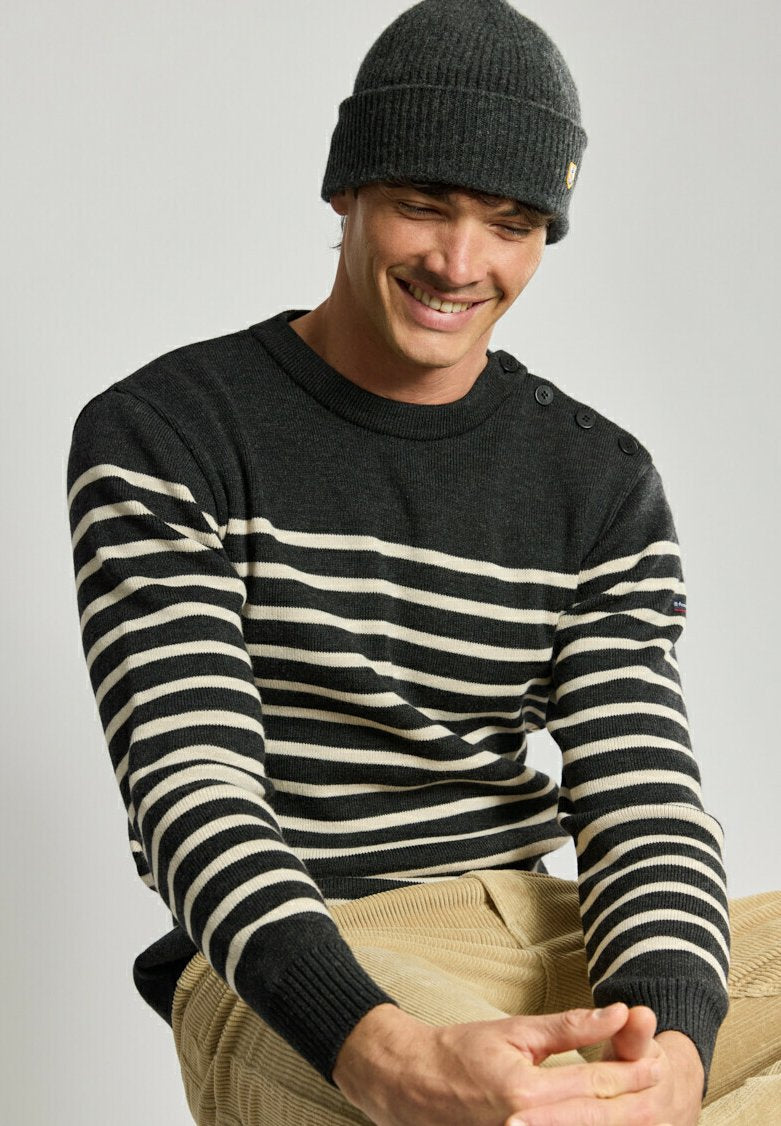 Armor luxPULL MARIN RAYÉ 'PAIMPOL' - Strickpullover