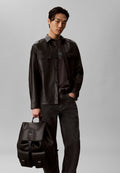 Calvin KleinPEBBLED SIGNATURE LOGO TROLLEY BACKPACK - Tagesrucksack