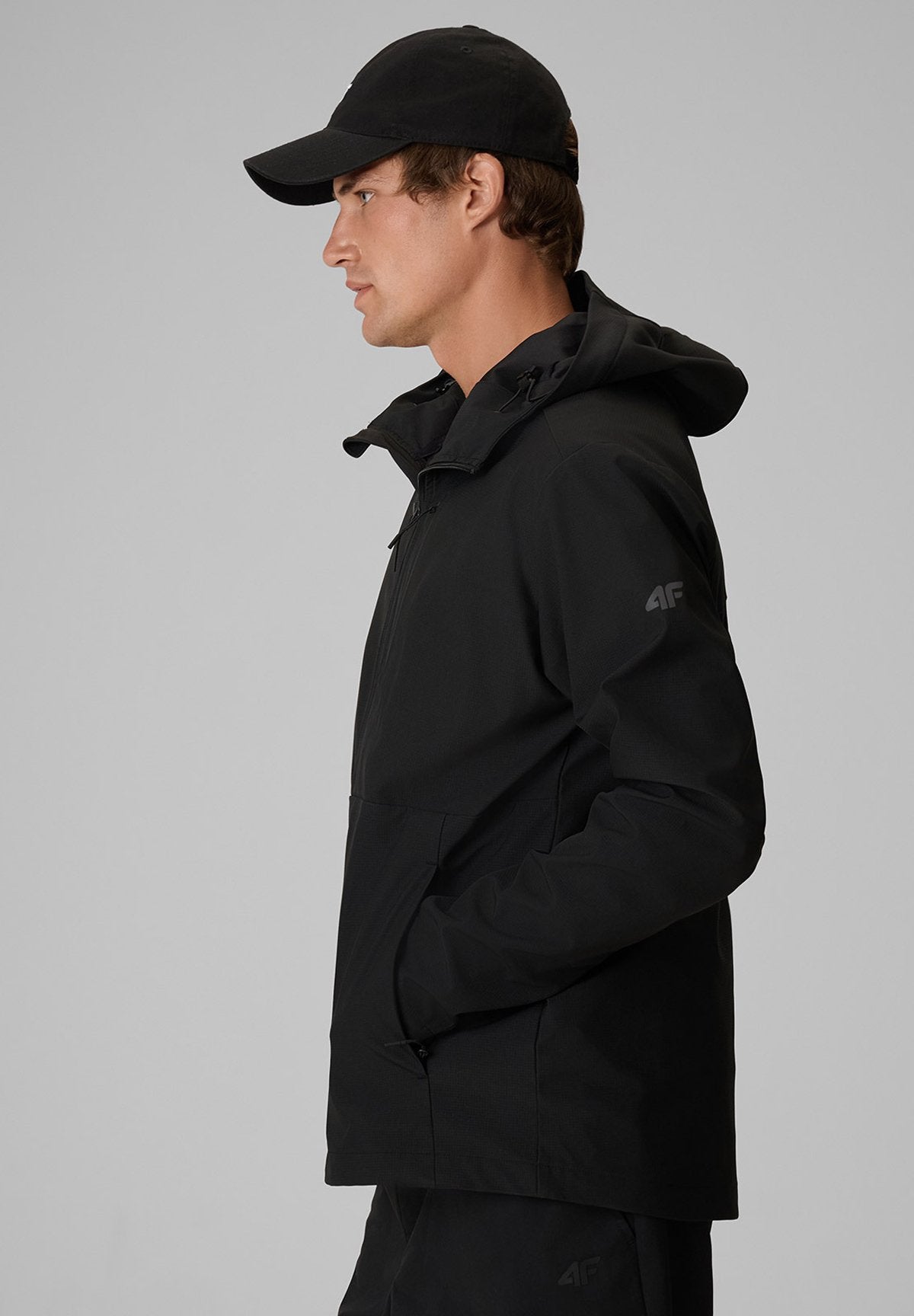 4F4F KURTKA SOFTSHELL WIATROODPORNA MEMBRANA 8000 MĘSKA - Softshelljacke