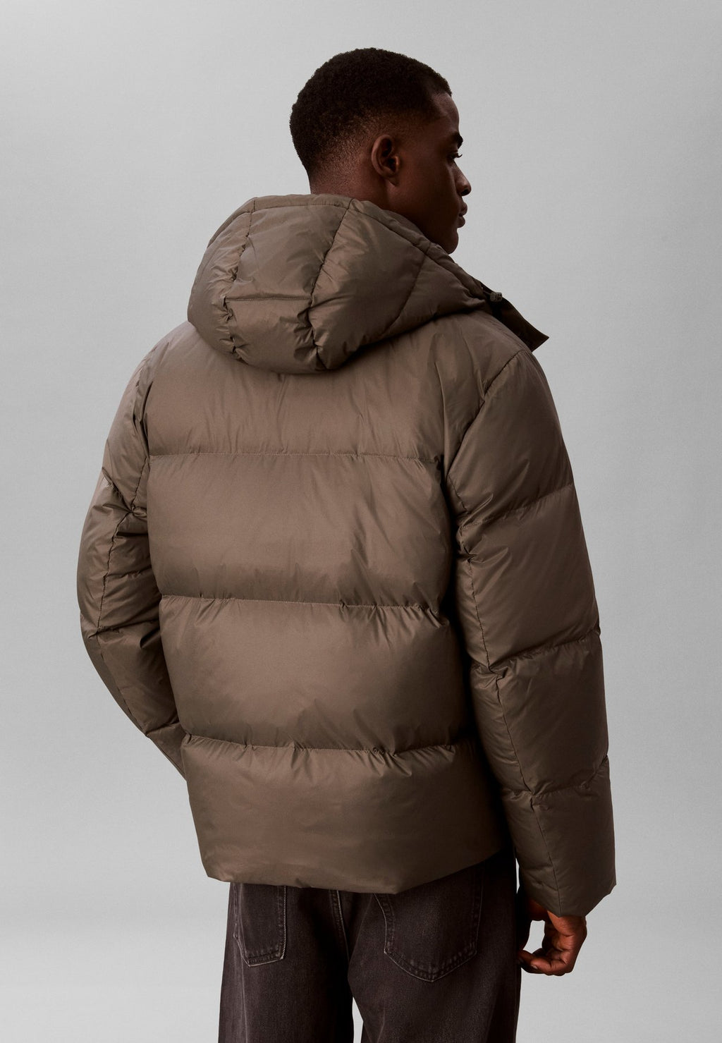 Calvin KleinREMOVABLE HOOD LOGO PUFFER JACKET - Daunenjacke