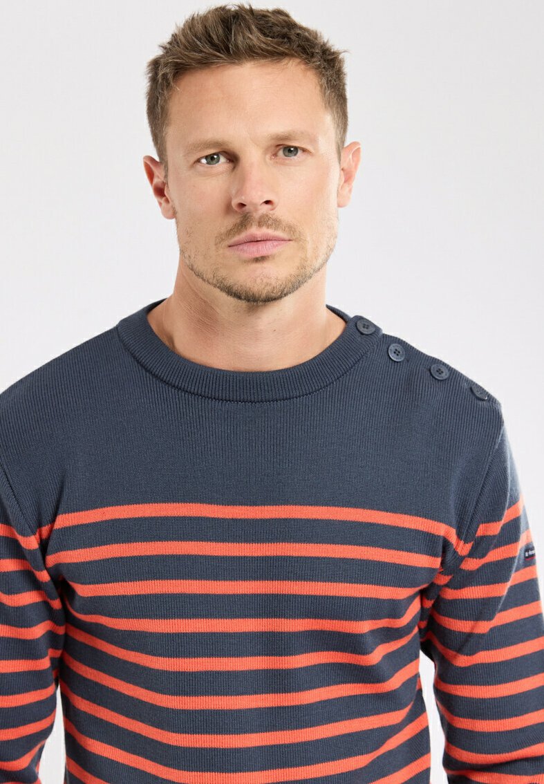 Armor luxPULL MARIN RAYÉ 'PAIMPOL' - Strickpullover
