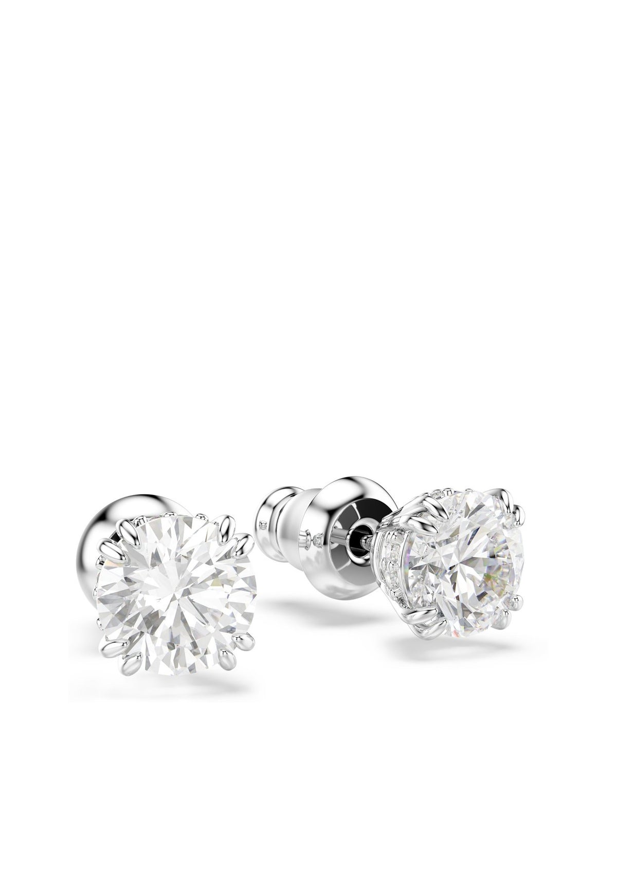 SwarovskiSTILLA STUD EARRINGS ROUND CUT - Ohrringe