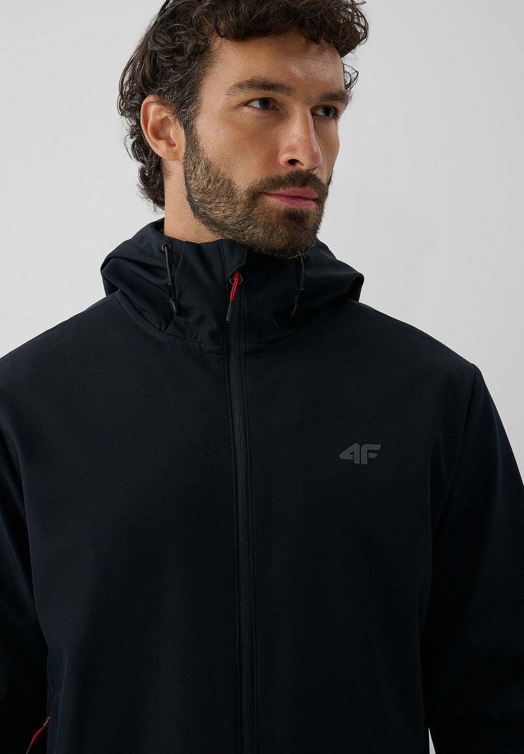 4F4F KURTKA SOFTSHELL WIATROODPORNA MEMBRANA 5000 MĘSKA - Softshelljacke
