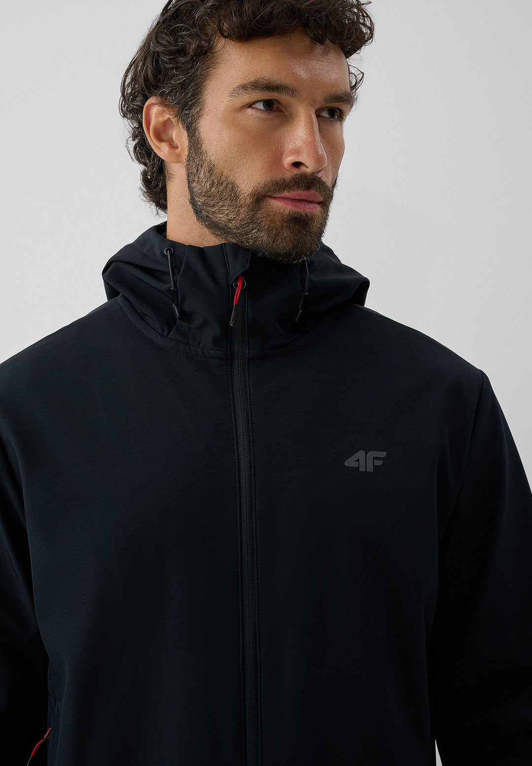 4F4F KURTKA SOFTSHELL WIATROODPORNA MEMBRANA 5000 MĘSKA - Softshelljacke