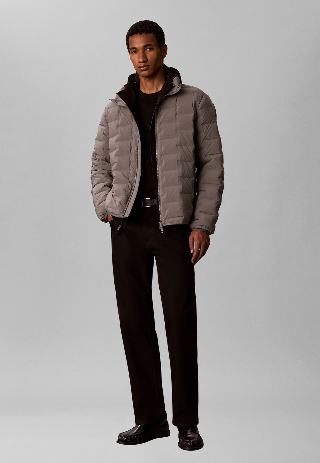 Calvin KleinQUILTED FUNNEL NECK PUFFER JACKET - Daunenjacke