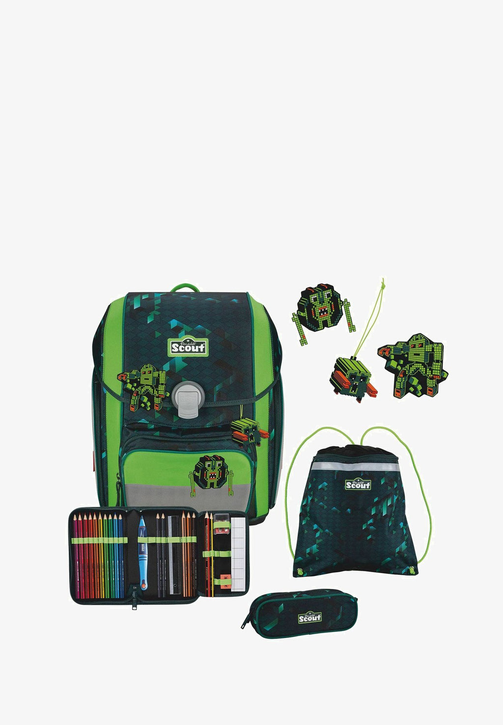ScoutGENIUS SET 4-TEILIG - Schulranzen Set