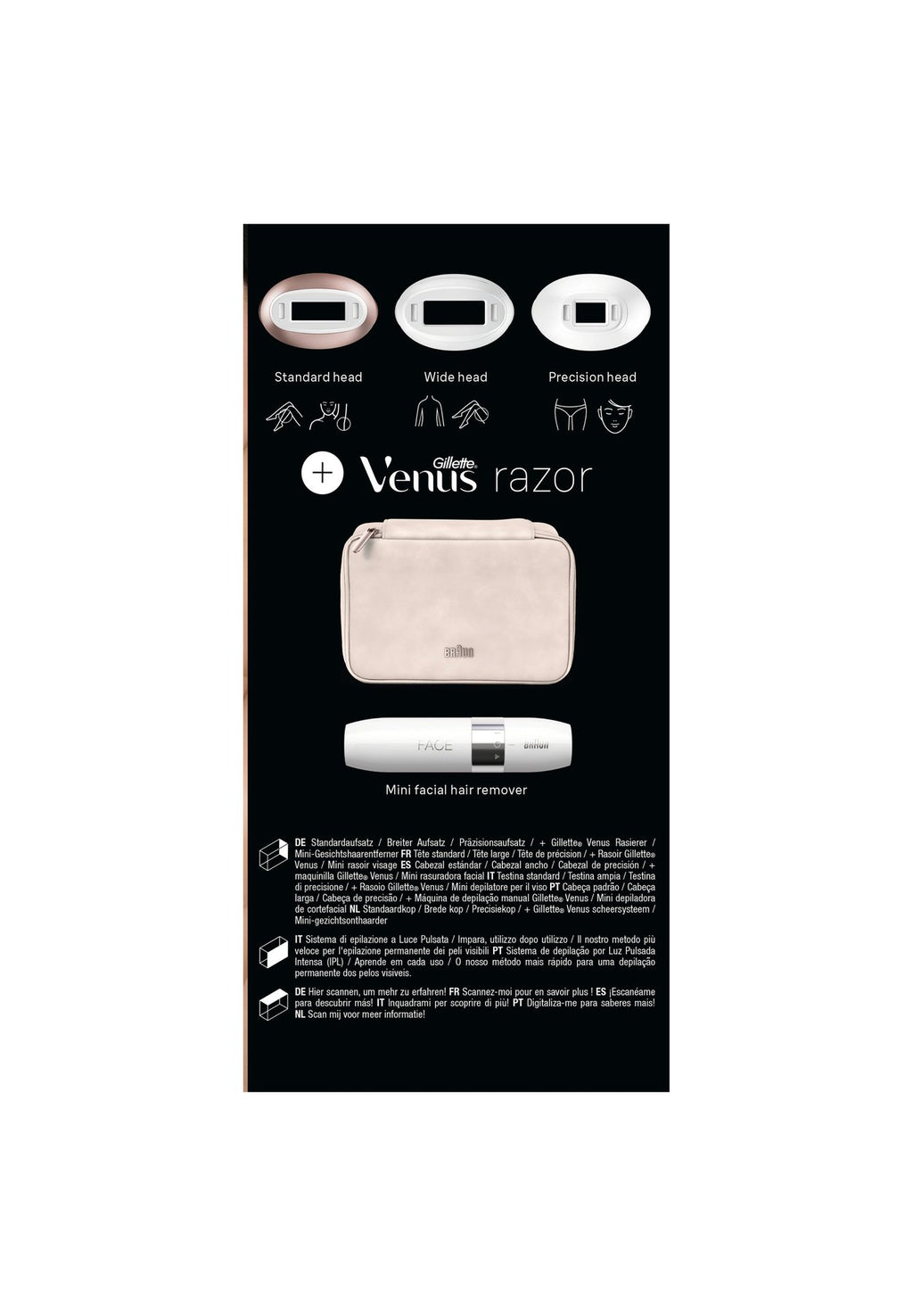 BraunBRAUN IPL SYSTEM - SKIN I-EXPERT PRO - PL7249 - WHITE/BRONZE - Epilierer