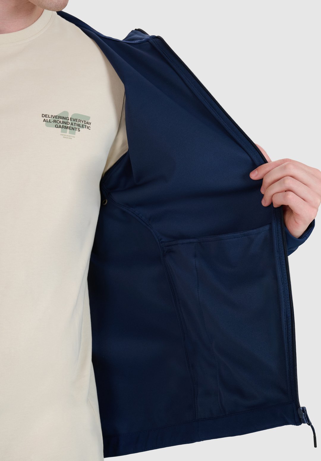 4F4F KURTKA SOFTSHELL WIATROODPORNA MEMBRANA 5000 MĘSKA - Softshelljacke