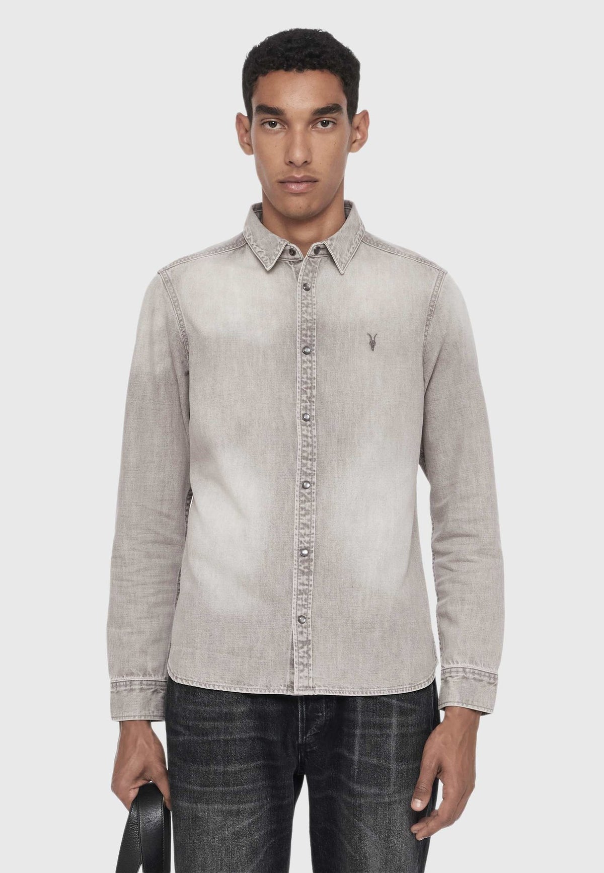 AllSaintsGLEASON DENIM SHIRT - Hemd