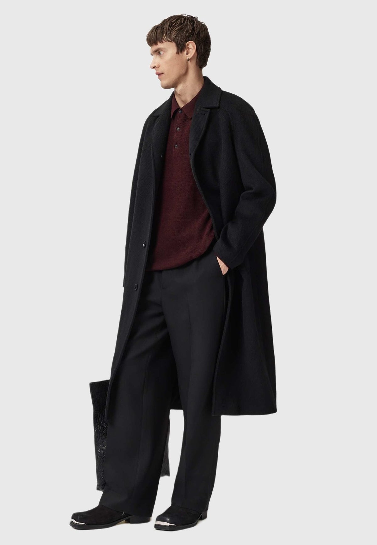 AllSaintsASPEN LS POLO. - Langarmshirt