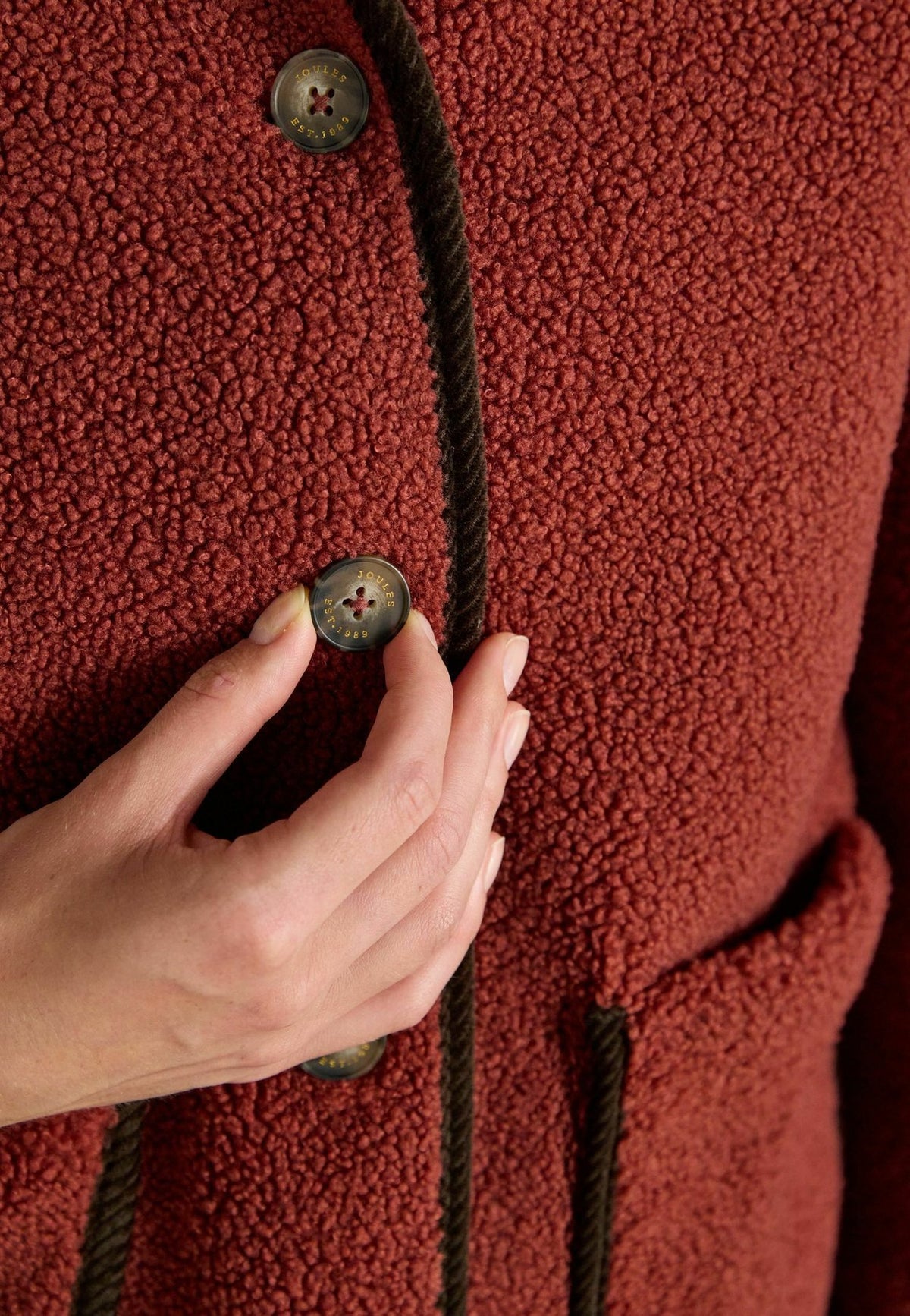 Tom JouleSADIE BUTTON THROUGH FLEECE JACKET - Fleecejacke