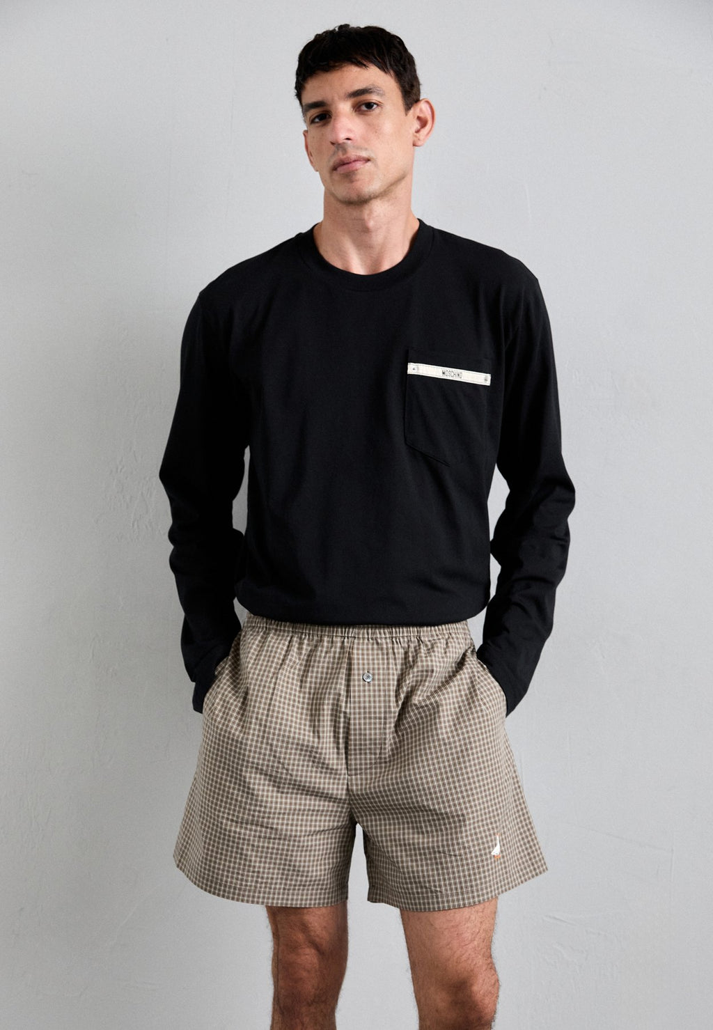 MOSCHINOEMBROIDERED GOOSE - Shorts