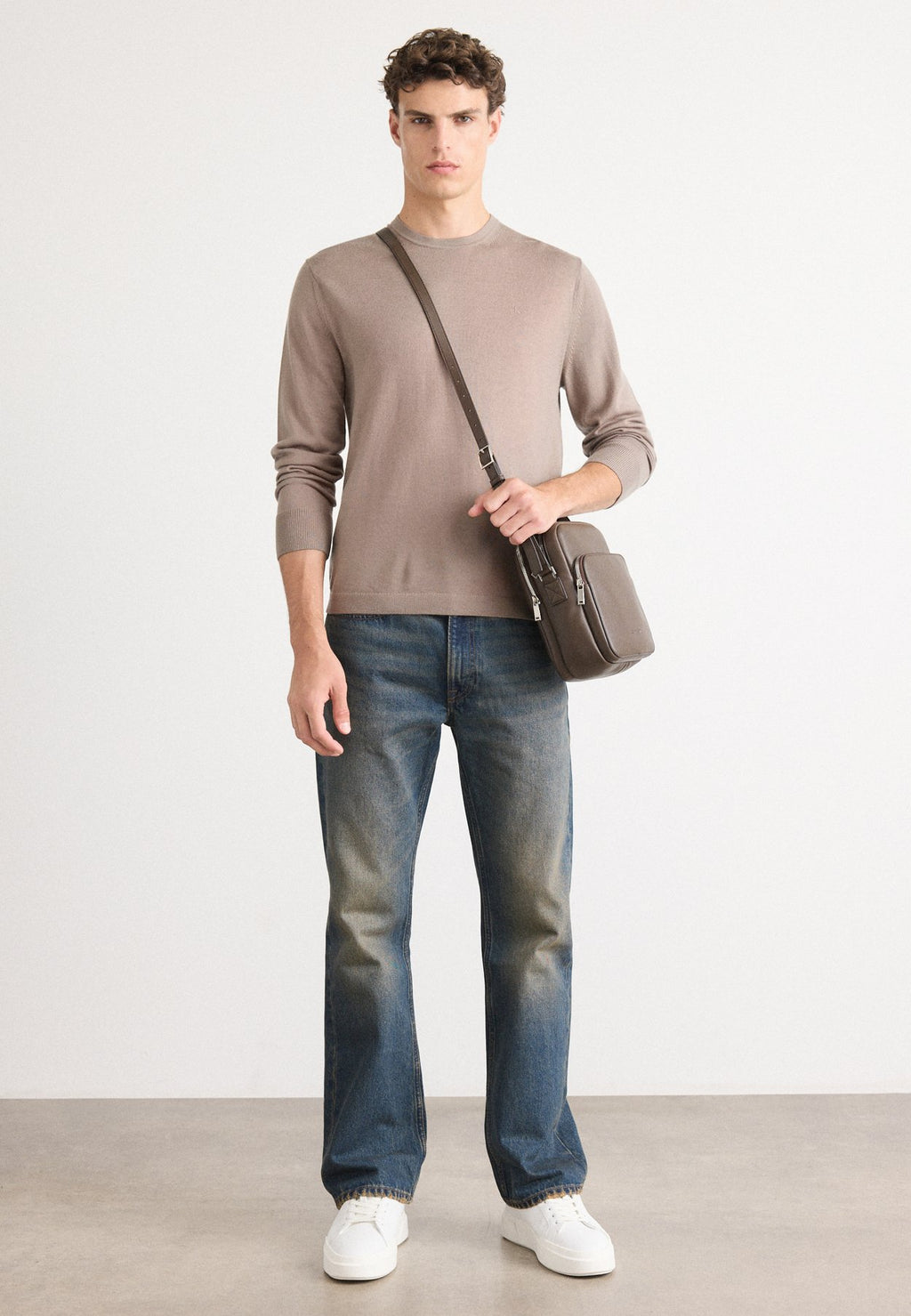 Calvin KleinMERINO WOOL CLASSIC JUMPER - Strickpullover