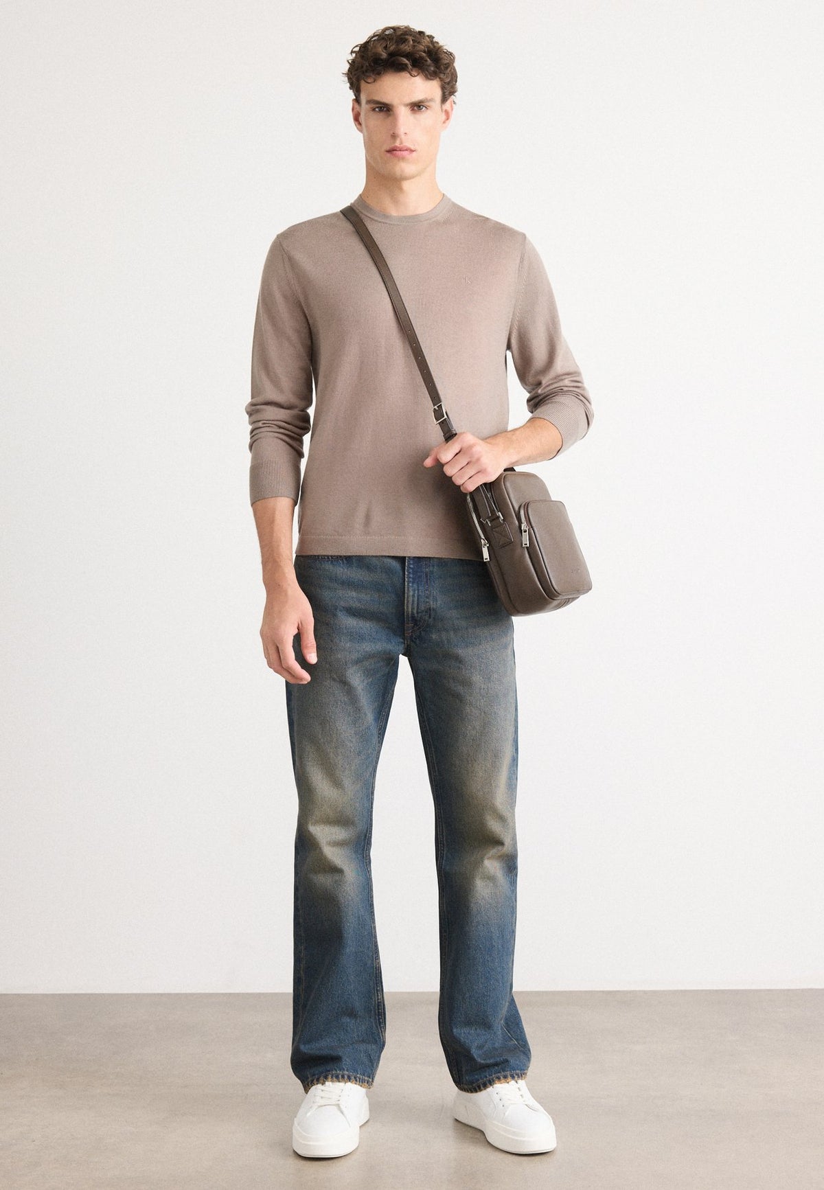 Calvin KleinMERINO WOOL CLASSIC JUMPER - Strickpullover