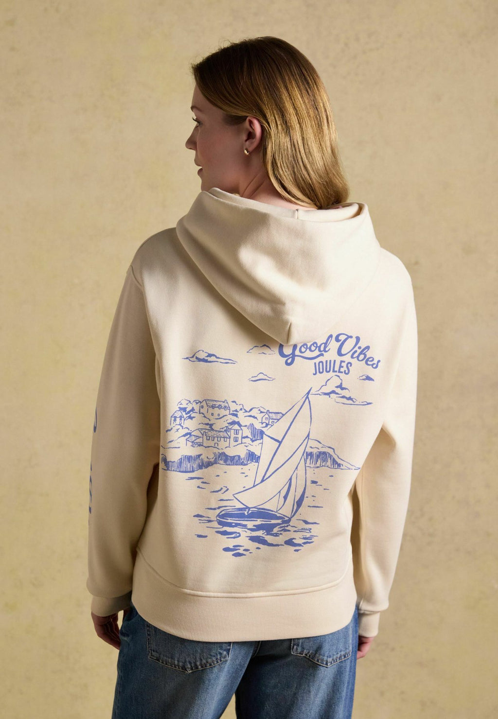 Tom JouleREGULAR FIT - BEACH GRAPHIC UNISEX OVERSIZED HOODIE . - Kapuzenpullover