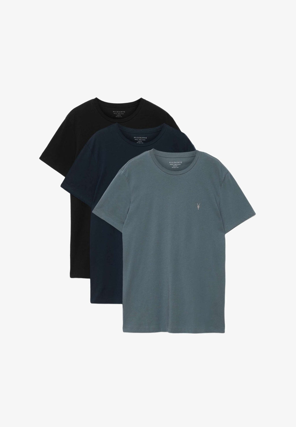 AllSaintsTONIC CREW 3 PACK - T-Shirt basic