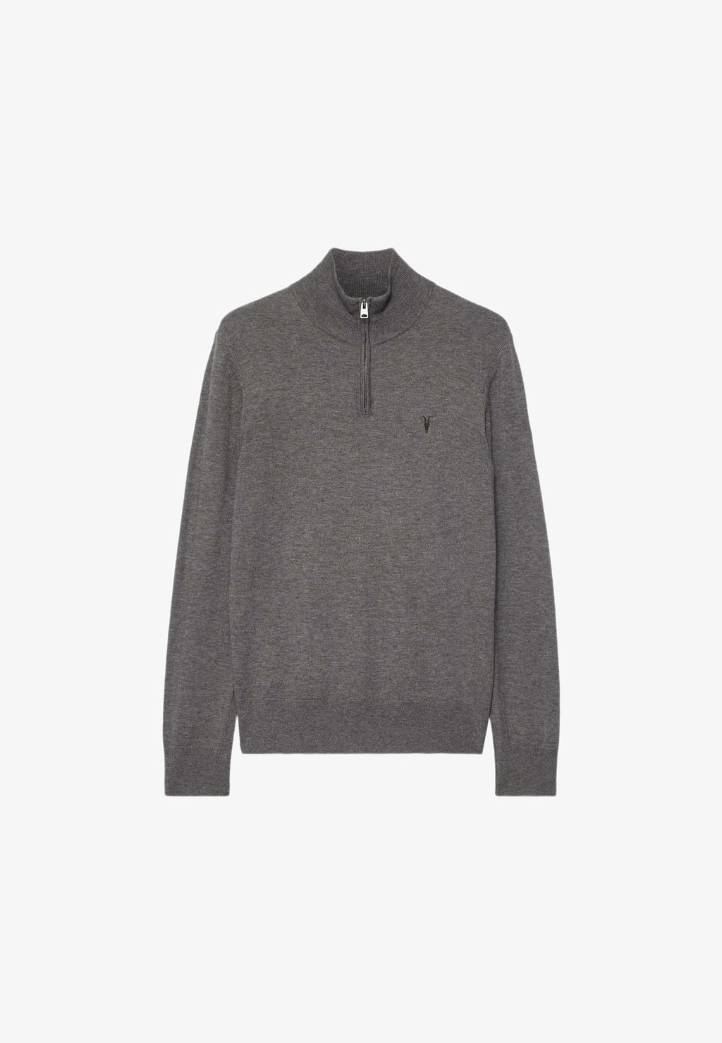 AllSaintsKILBURN ZIP FUNNEL - Strickpullover