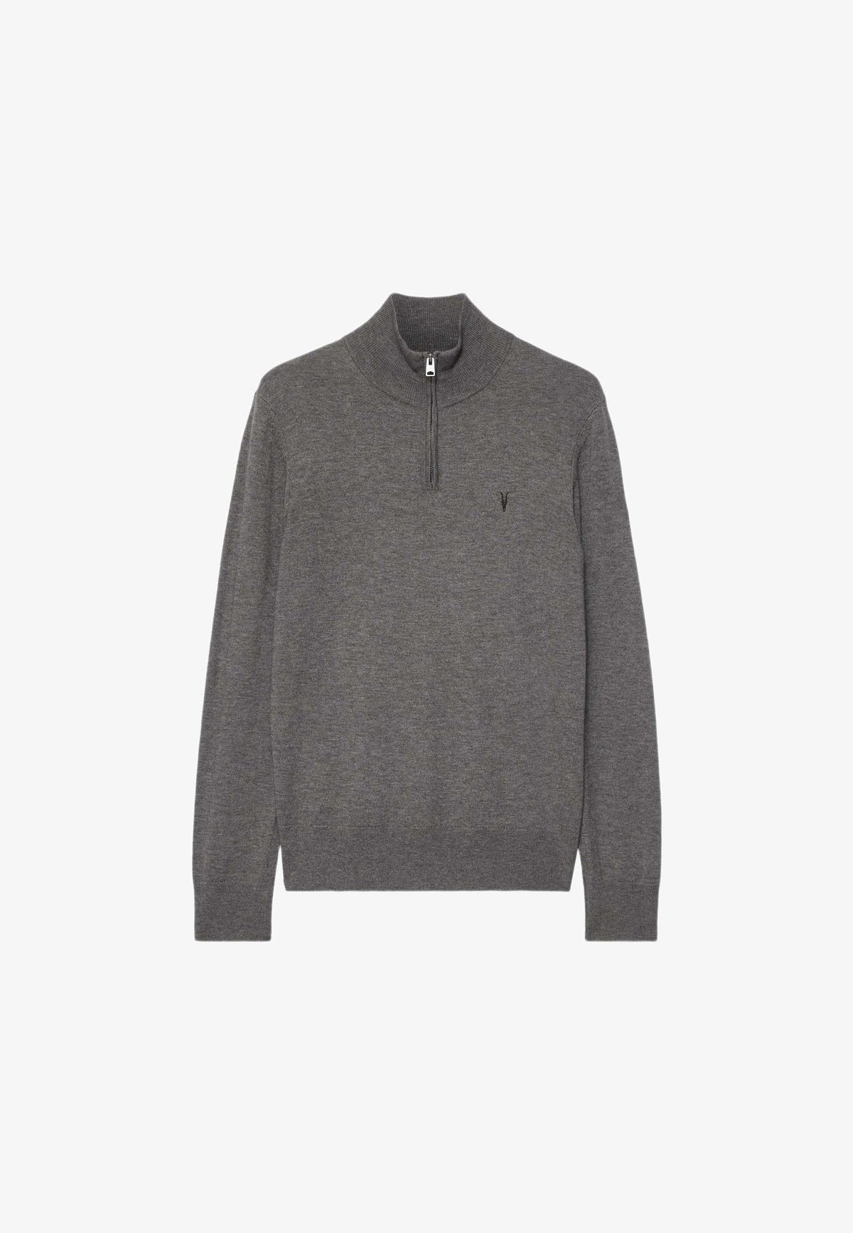 AllSaintsKILBURN ZIP FUNNEL - Strickpullover