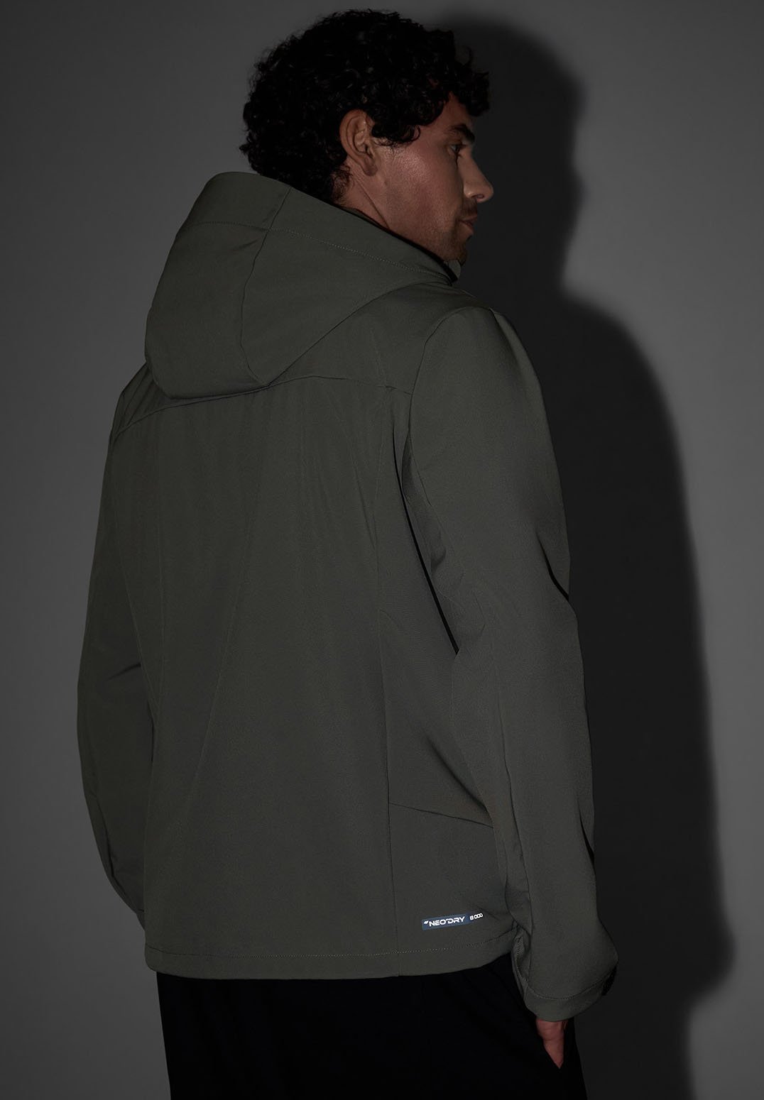 4F4F KURTKA SOFTSHELL WIATROODPORNA MEMBRANA 8000 MĘSKA - Softshelljacke