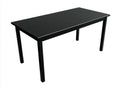 Esstisch Holzwerkstoff 175x85x76 cm - Schwarz - rechteckig für Esszimmer